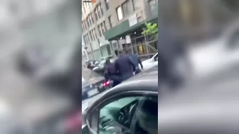 Driver Runs Over Police Officer In Manhattan Chaos