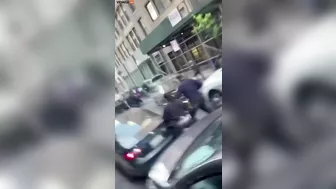 Driver Runs Over Police Officer In Manhattan Chaos