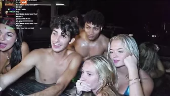 Chick Accidentally Throws Up In Hot Tub While Her Friends Watch