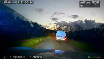 Dashcam Footage Shows Suspect Throwing Refrigerator At Police Car