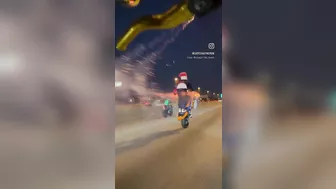 Guy On Motorcycle Wants To Die But Looks Great