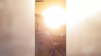 Huge Fireball Lights Up Sky After Massive Gas Explosion In Uzbekistan