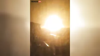 Huge Fireball Lights Up Sky After Massive Gas Explosion In Uzbekistan