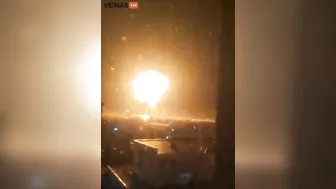 Huge Fireball Lights Up Sky After Massive Gas Explosion In Uzbekistan