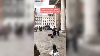 A Street Musician In London Was Randomly Punched In The Stomach By A Stranger