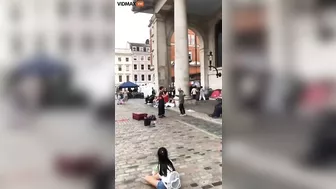 A Street Musician In London Was Randomly Punched In The Stomach By A Stranger