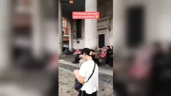 A Street Musician In London Was Randomly Punched In The Stomach By A Stranger