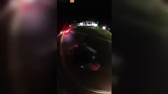 Driver Ran A Red Light And Hit A Motorcycle