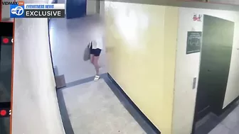 Terrifying Footage Shows Man Randomly Following Woman To Her Apartment