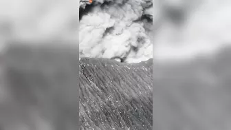 Hikers Flee For Their Lives As Indonesian Volcano Erupts