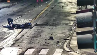 Horrifying Video Shows Car Running Through Traffic Light In Chicago