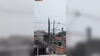 Horrifying Video Shows Passenger Plane Crashing In Sao Paulo