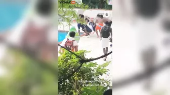 Hotel Manager Kicks Violent Teen Out Of Pool Area