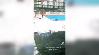 Hotel Manager Kicks Violent Teen Out Of Pool Area