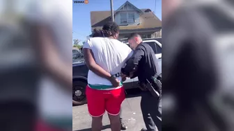 Los Angeles Police Officer Punches Handcuffed Man In Face