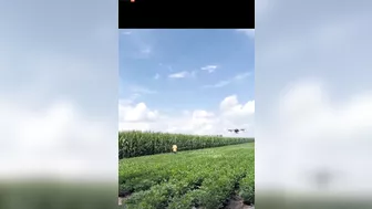 Man Destroys $10,000 Farm Drone With Stick