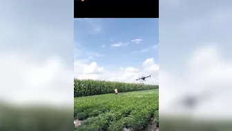 Man Destroys $10,000 Farm Drone With Stick