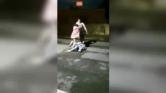 Irish Man Attacks Woman And Brutally Kicks Her In The Head