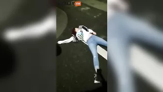 Irish Man Attacks Woman And Brutally Kicks Her In The Head