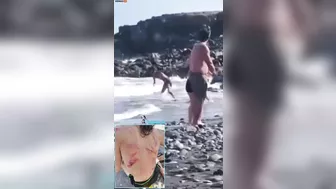 Man Brutally Beats Another Man With Aluminium Pole On Beach