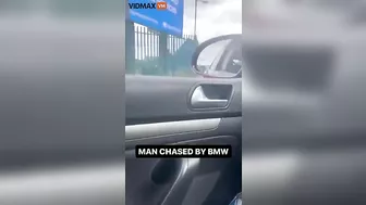 Man Attacked, Then Run Over By BMW, Then Attacked