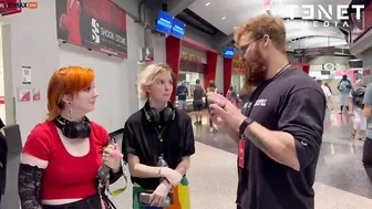 Interviewing A Man On The Street At A Kamala Harris Rally In Arizona