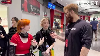 Interviewing A Man On The Street At A Kamala Harris Rally In Arizona