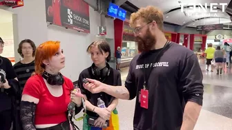 Interviewing A Man On The Street At A Kamala Harris Rally In Arizona