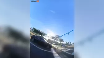 Motorcyclist Hit By Car