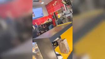 Vicious Woman Attacks McDonald's Employee Over French Fries