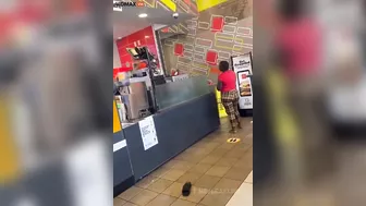 Vicious Woman Attacks McDonald's Employee Over French Fries