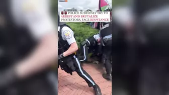 Pro-Hamas Thugs Attack A Washington, D.C. Police Officer As Mob Storms The Capitol