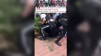 Pro-Hamas Thugs Attack A Washington, D.C. Police Officer As Mob Storms The Capitol