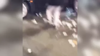 Scenes From Last Night's Chicago Mob Riots Show A Tesla Being Smashed