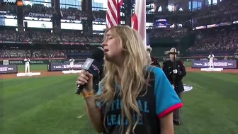 Singer Ingrid Andress Hilariously Defaces National Anthem