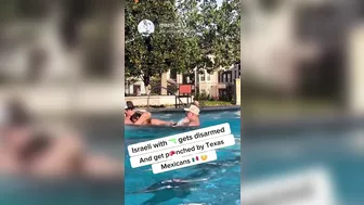 A Couple Of Nice Boys From Texas Disarm A Tough Guy By The Pool