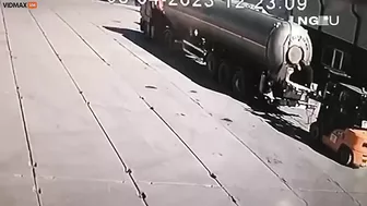 The Driver Opened The Hatch While Smoking, And The Tanker Turned Into A Cannon