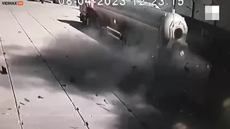 The Driver Opened The Hatch While Smoking, And The Tanker Turned Into A Cannon