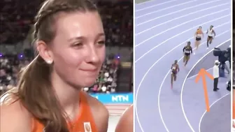 This Girl Who Sounds Like Mickey Mouse Completes Epic 4x400m Run