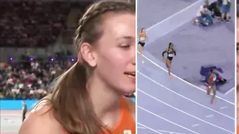 This Girl Who Sounds Like Mickey Mouse Completes Epic 4x400m Run