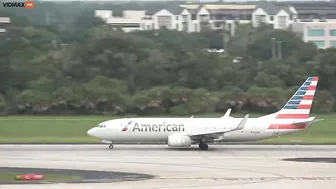 American Airlines Flight Suffers Multiple Tire Blowouts During Takeoff