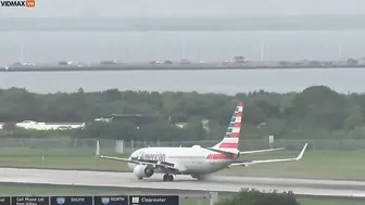 American Airlines Flight Suffers Multiple Tire Blowouts During Takeoff