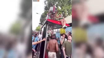 Black Girl Twerking Causes Bus Station Roof To Collapse