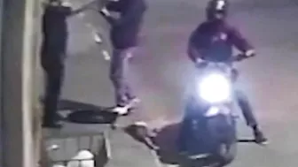 An Armed Motorcycle Suffers Brutal Brazilian Karma