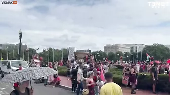 Watch Pro-Hamas Thugs Tear Down American Flag In Washington