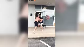 Violent Fight Breaks Out In Front Of Brazilian Jiu-Jitsu School