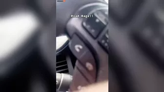 A Woman Jumped On The Hood Of A Car And Kicked It Into The Wind In A Crazy Road Rage Incident