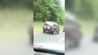 Woman's Car Flips Over While Trying To Overtake In Road Rage Incident