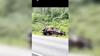 Woman's Car Flips Over While Trying To Overtake In Road Rage Incident