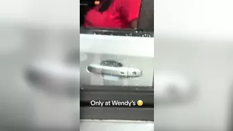 Woman Panics And Smashes Window At Wendy's Drive-thru